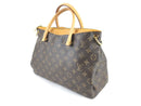 LOUIS VUITTON MONOGRAM PALLAS MM SHOULDER BAG SAFFRON