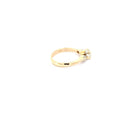 Lady's Diamond Solitaire Ring 3 Diamonds .80 Carat T.W. 18K Yellow Gold 3.1g