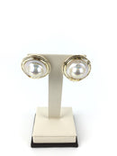 Pearl Gold-Diamond & Stone Earrings 76 Diamonds 2.28 Carat T.W. 576 Yellow Gold