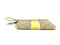 COACH CORNER ZIP WRISTLET IN SIGNATURE CANVAS YELLOW