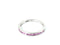 Pink Sapphire Lady's Stone Ring 10K White Gold 1.41g