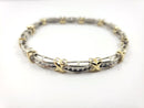 Diamond Bracelet 60 Diamonds 2.40 Carat T.W. 10K Yellow Gold 14.9g