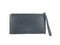 MICHAEL KORS BLACK PEBBLE LEATHER WRISTLET,  MEASUREMENTS: 10"L X 5.5" X 1/8"W,