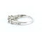 Lady's Diamond Ring 37 Diamonds .97 Carat T.W. 14K White Gold 4.83g