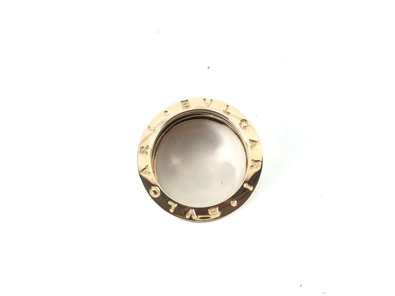 Bulgari Bzero.01 Onyx 18K Rose Gold 16.01g Size:8