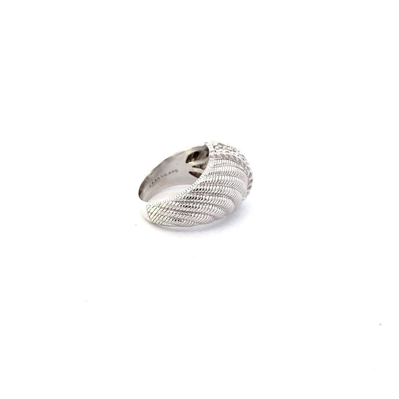 Judith Ripka CZ Silver Ring 925 Silver 12.8g