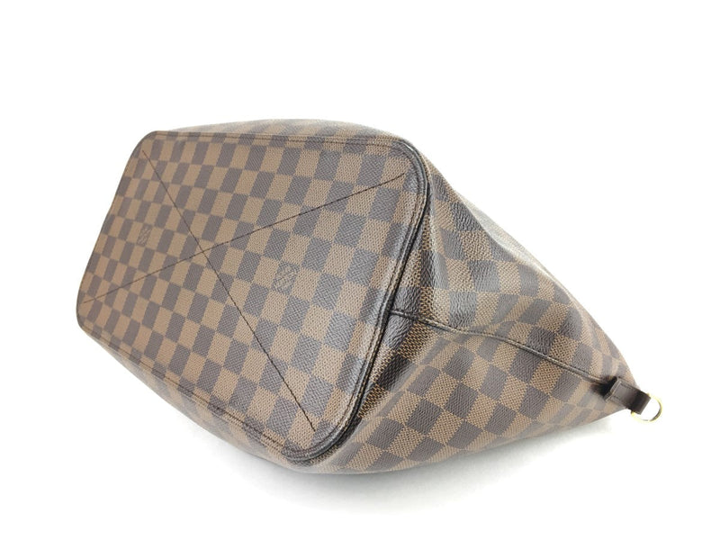 LOUIS VUITTON DAMIER EBENE SIENNA GM SHOULDER BAG,