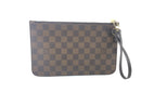 LOUIS VUITTON DAMIER EBENE NEVERFULL MM GM POUCH