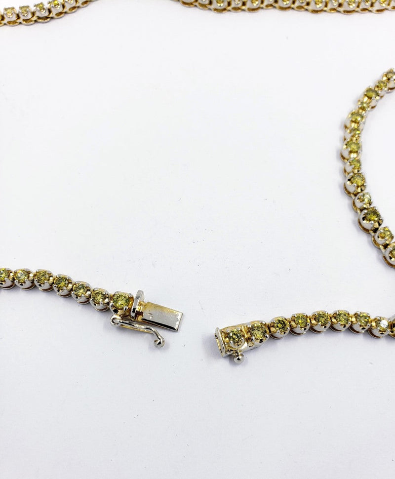 Diamond & Moissanite Necklace 120 Diamonds 12.00 Carat T.W.