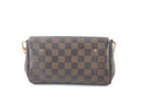 LOUIS VUITTON DAMIER EBENE FAVORITE MM SHOULDER BAG