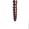 TIGER'S EYE MEN'S BEAD NECKLACE W/STERLING SILVER 24"