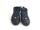 BALENCIAGA ARENA HIGH TOP BLACK LEATHER SNEAKERS SZ 42