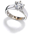 Lab Created Platinum-Diamond Engagement Ring 54 Diamonds 3.11 Carat T.W.