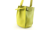 CÉLINE SMOOTH CALFSKIN LONG STRAP BIG BUCKET BAG MIMOSA