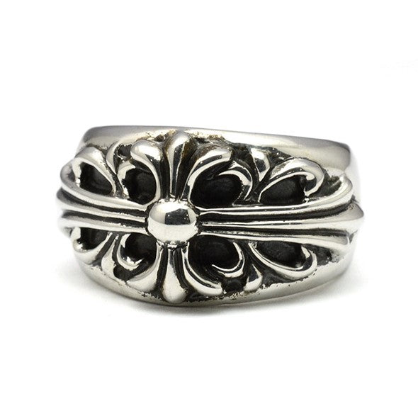 Chrome Hearts Gent's Silver Ring 925 Silver 18.23g