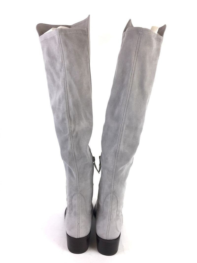 STUART WEITZMAN ALLSERVE SUEDE BOOTS GRAY