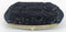 JUDITH LEIBER  BLACK SNAKE CLUTCH SHOULDER BAG, BLACK, 9.5"L X 2"W X 5.5"H