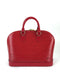 LOUIS VUITTON EPI ALMA MM HANDBAG RED