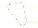 Lab Diamond Necklace 10 Diamonds .50 Carat T.W. 14K Yellow Gold 4.43g