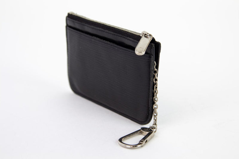 LOUIS VUITTON EPI LARGE POCHETTE CLES KEY HOLDER BLACK