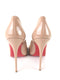 CHRISTIAN LOUBOUTIN SO KATE 120 PATENT NUDE HEELS SIZE 35 (US 5)