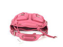 MARC JACOBS LEATHER KAROLINA SHOULDER BAG PINK,