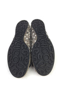 JIMMY CHOO CRYSTAL EMBELLISHED WEBER BALLERINA FLATS SIZE 35.5