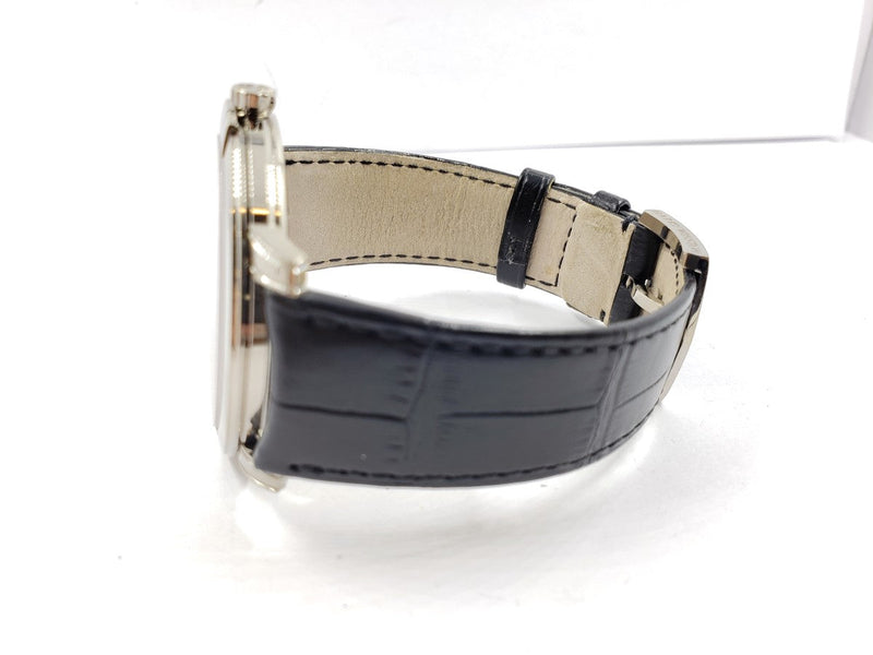 HARRY WINSTON MIDNIGHT 18KT 42MM W STRAP W  BOX AND PAPERS