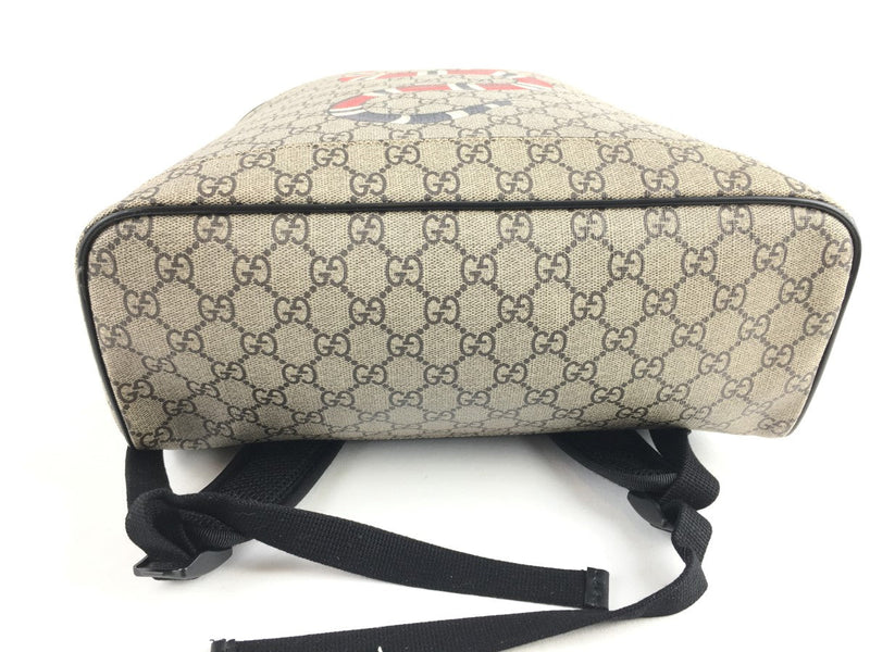 GUCCI SUPREME MONOGRAM KINGSNAKE DOME BACKPACK