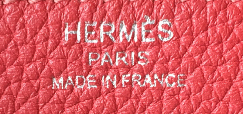 HERMÈS 25CM BIRKIN ROUGE PIVOINE