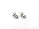 Diamond Earrings 2 Diamonds .40 Carat T.W. 14K White Gold 2g