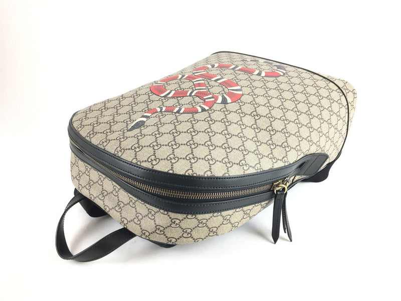 GUCCI SUPREME MONOGRAM KINGSNAKE DOME BACKPACK