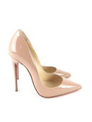 CHRISTIAN LOUBOUTIN SO KATE 120 PATENT NUDE HEELS SIZE 35 (US 5)