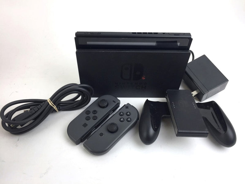 NINTENDO SWITCH WITH GRAY JOY-CON