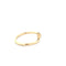 Lady's Diamond Nail Design Ring 4 Diamonds .04 Carat T.W. 14K Yellow Gold 2.14g