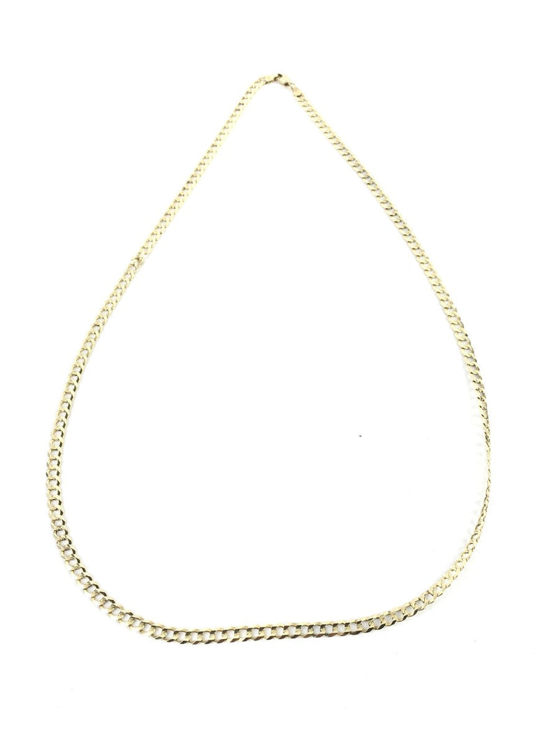 Gold Curb Chain 10K Yellow Gold 12.78g