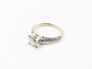 1.06cntr Diamond Engag Ring 63 Diamonds 1.68 Carat T.W. 14K White Gold 3.87g