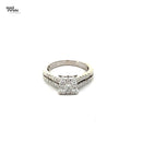 Ladies Diamond Ring 17 Dias .56 Carat T.W. 14K Yellow Gold 3.03g