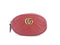 GUCCI QUILTED LEATHER GG MARMONT BELT BAG RED