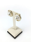 Pearl Gold-Diamond & Stone Earrings 76 Diamonds 2.28 Carat T.W. 576 Yellow Gold