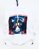 VLONE X POP SMOKE CITY "SHOOT FOR THE STARS AIM FOR THE MOON" HOODIE WHITE SIZE