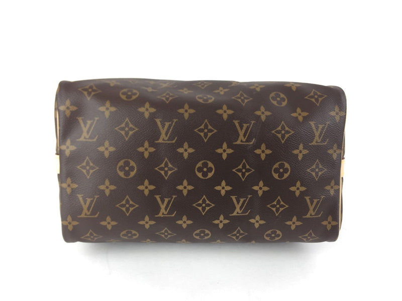 LOUIS VUITTON SPEEDY BANDOULIÈRE 30 M41112, CANVAS, SHOULDER BAG, BROWN - DARK,