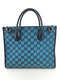 GUCCI 659983 GG BLUE CANVAS TOTE (RZX)