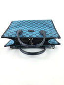 GUCCI 659983 GG BLUE CANVAS TOTE (RZX)