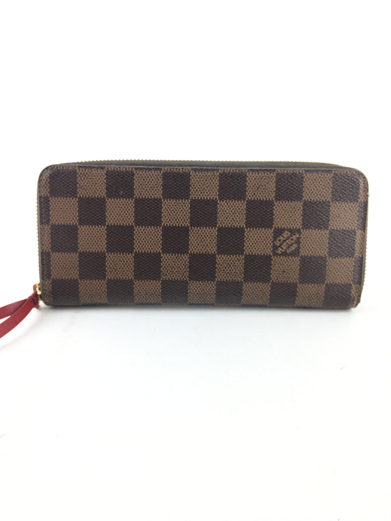 LOUIS VUITTON DAMIER EBENE CLEMENCE WALLET (LRZ)