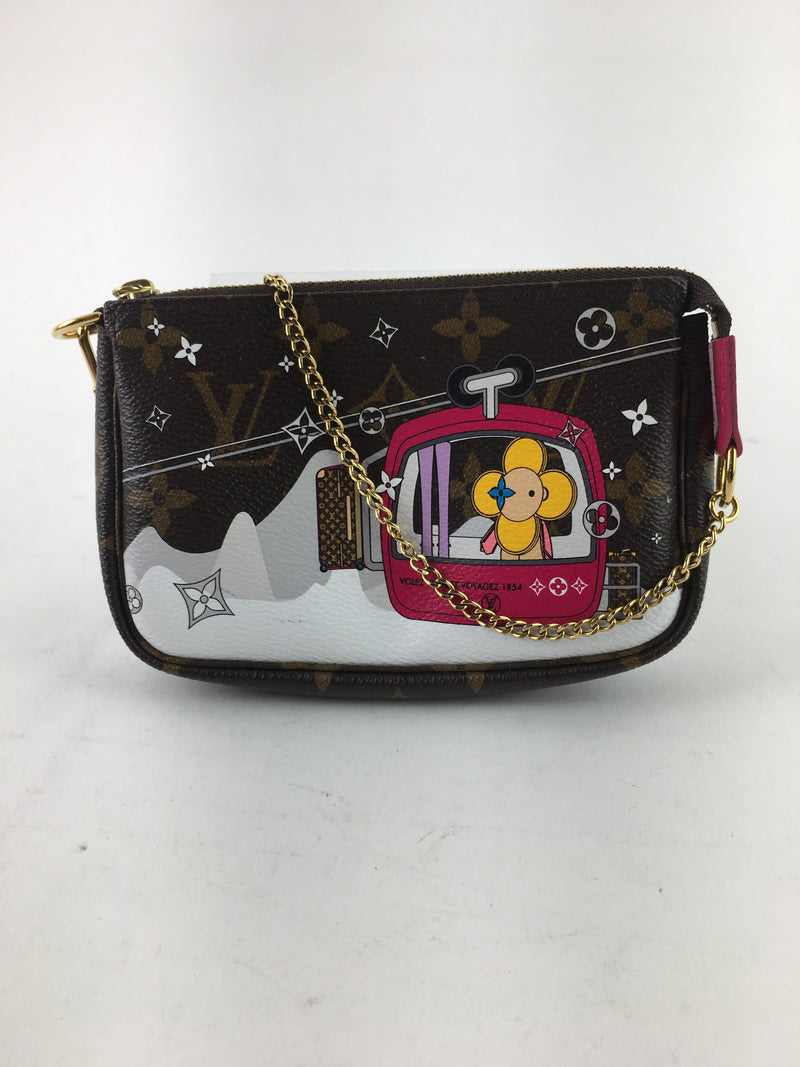 LOUIS VUITTON VIVIENNE COURCHEVEL MINI POCHETTE (ORZ)