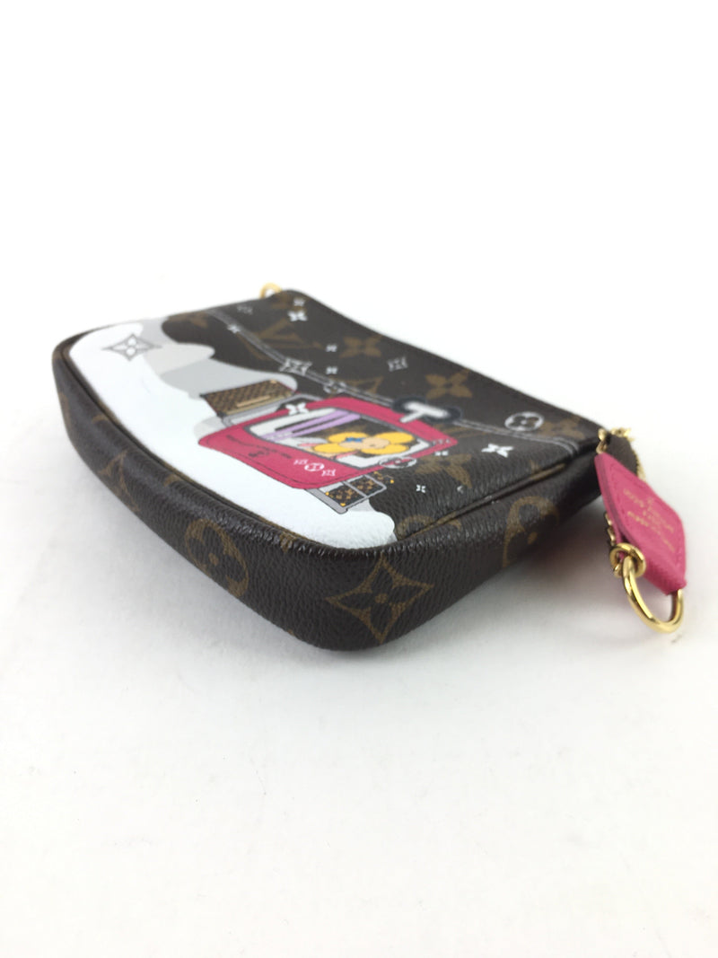 LOUIS VUITTON VIVIENNE COURCHEVEL MINI POCHETTE (ORZ)