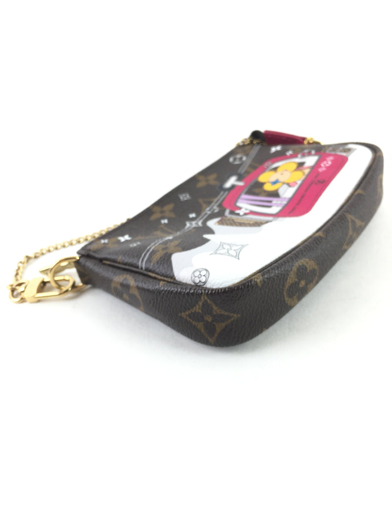 LOUIS VUITTON VIVIENNE COURCHEVEL MINI POCHETTE (ORZ)