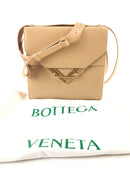 Bottega Veneta "THE CLIP" Almond Gold Shoulder Bag (SZX) 2599