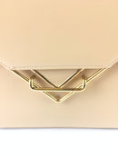 Bottega Veneta "THE CLIP" Almond Gold Shoulder Bag (SZX) 2599